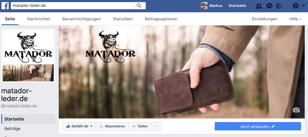 Matador Leder Facebook